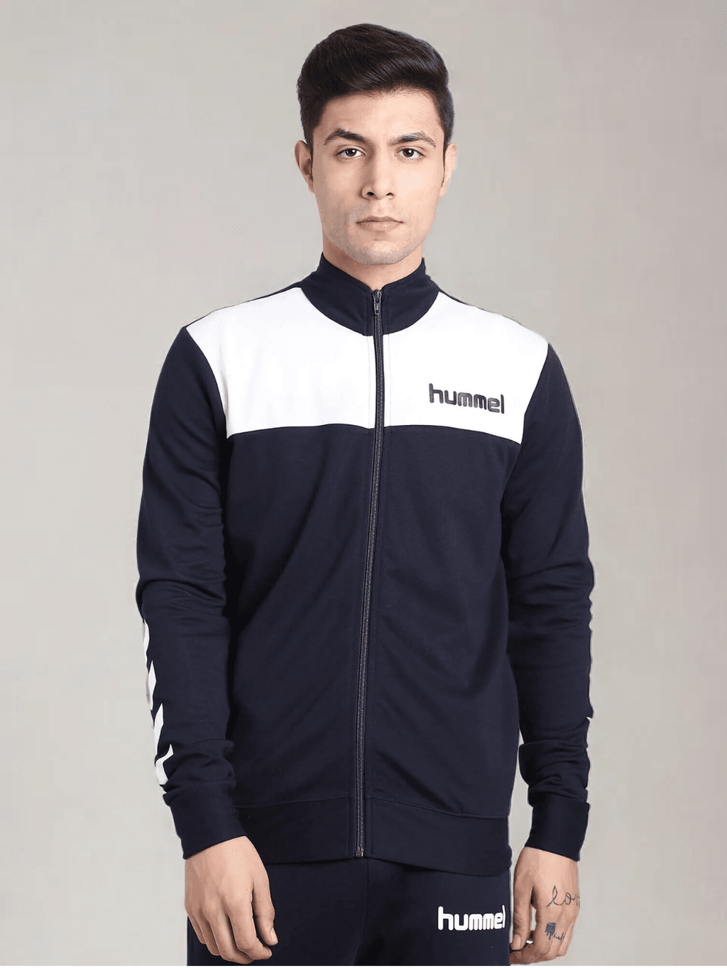 Phoebe Cotton Poly Tracksuit - Navy