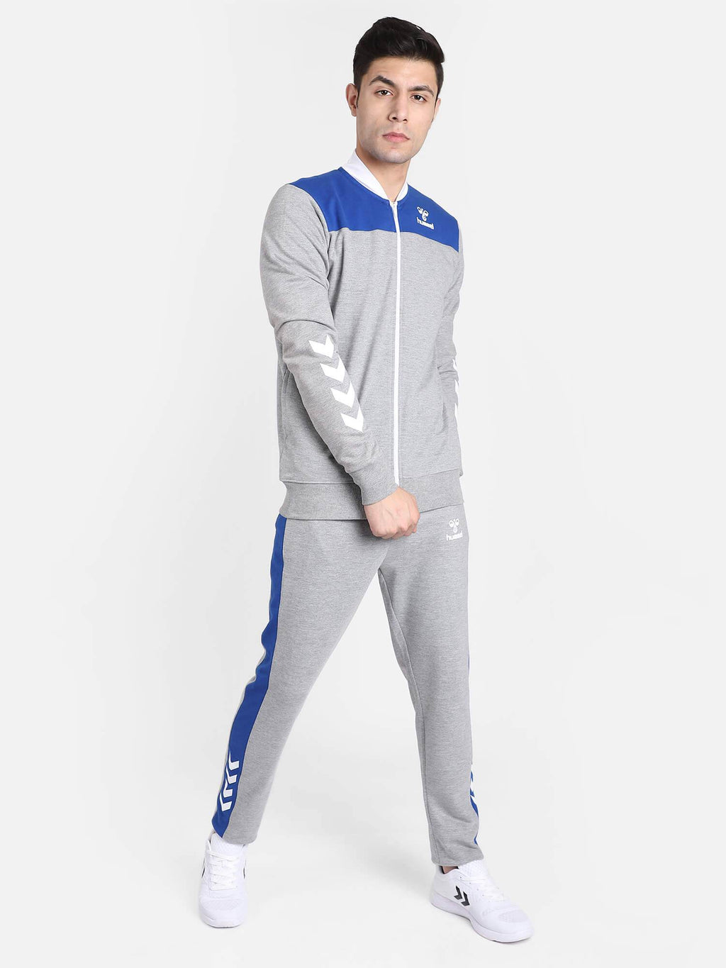 Toppus Cotton Poly Tracksuit - Grey Melange