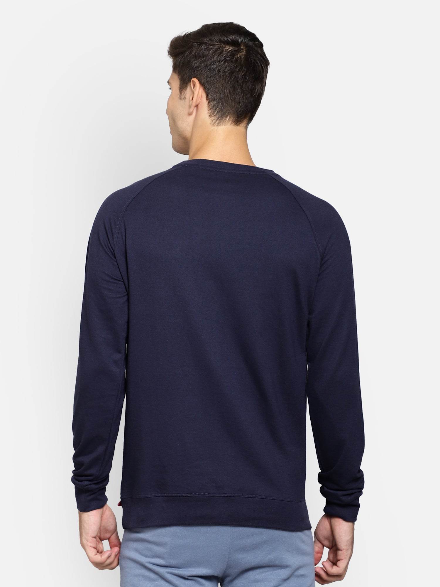 Evion Cotton Poly Sweatshirt - Navy