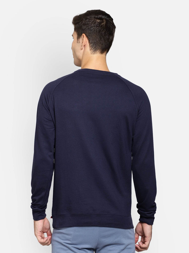 Evion Cotton Poly Sweatshirt - Navy
