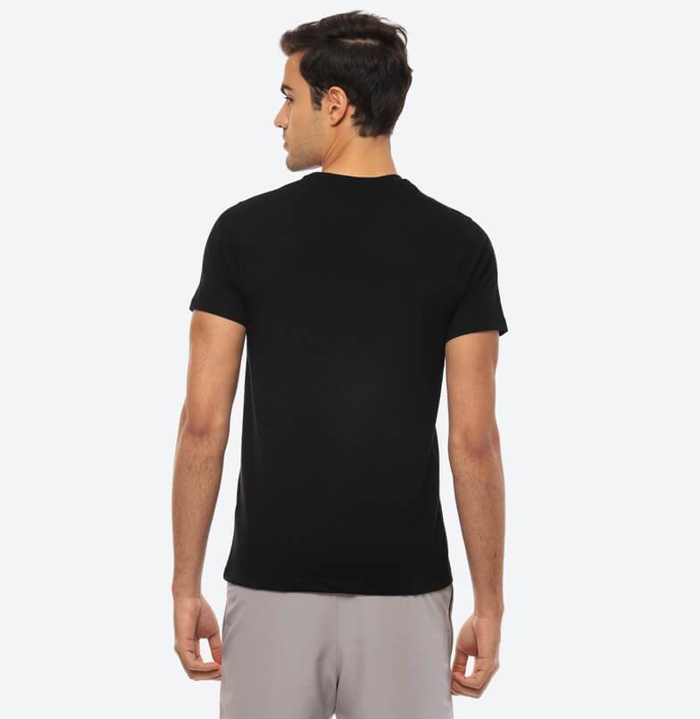 Tim Poly Cotton T-Shirt - Black