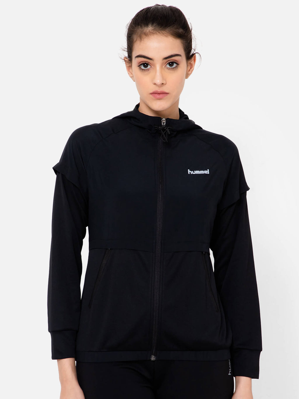 Asnee Polyester Jacket - Black