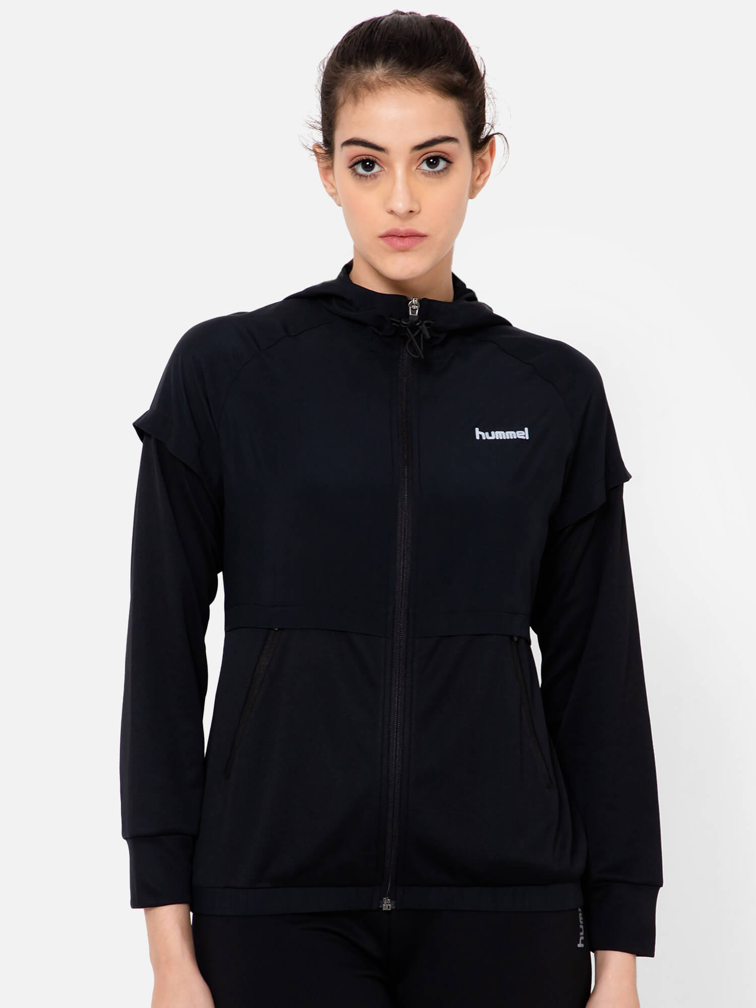Asnee Polyester Jacket - Black
