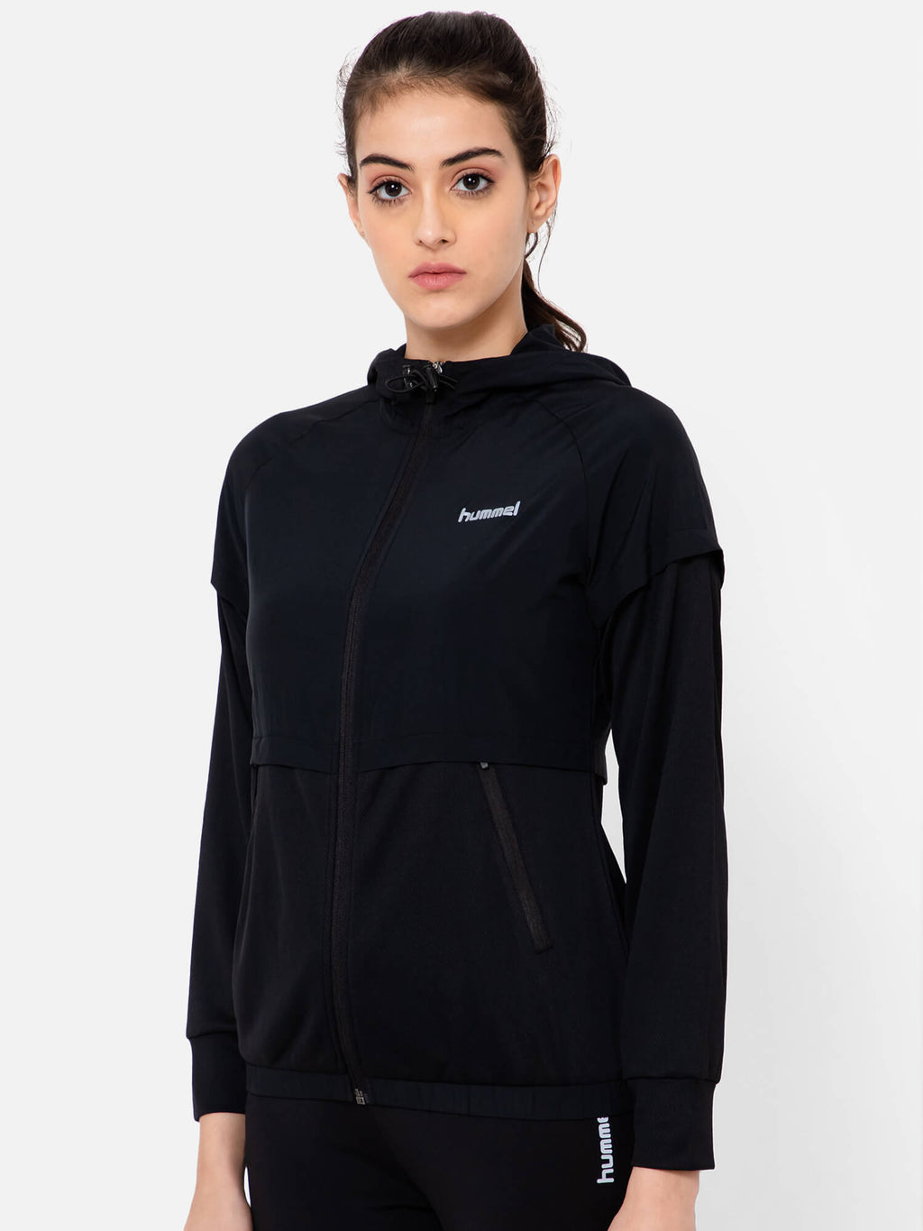 Asnee Polyester Jacket - Black