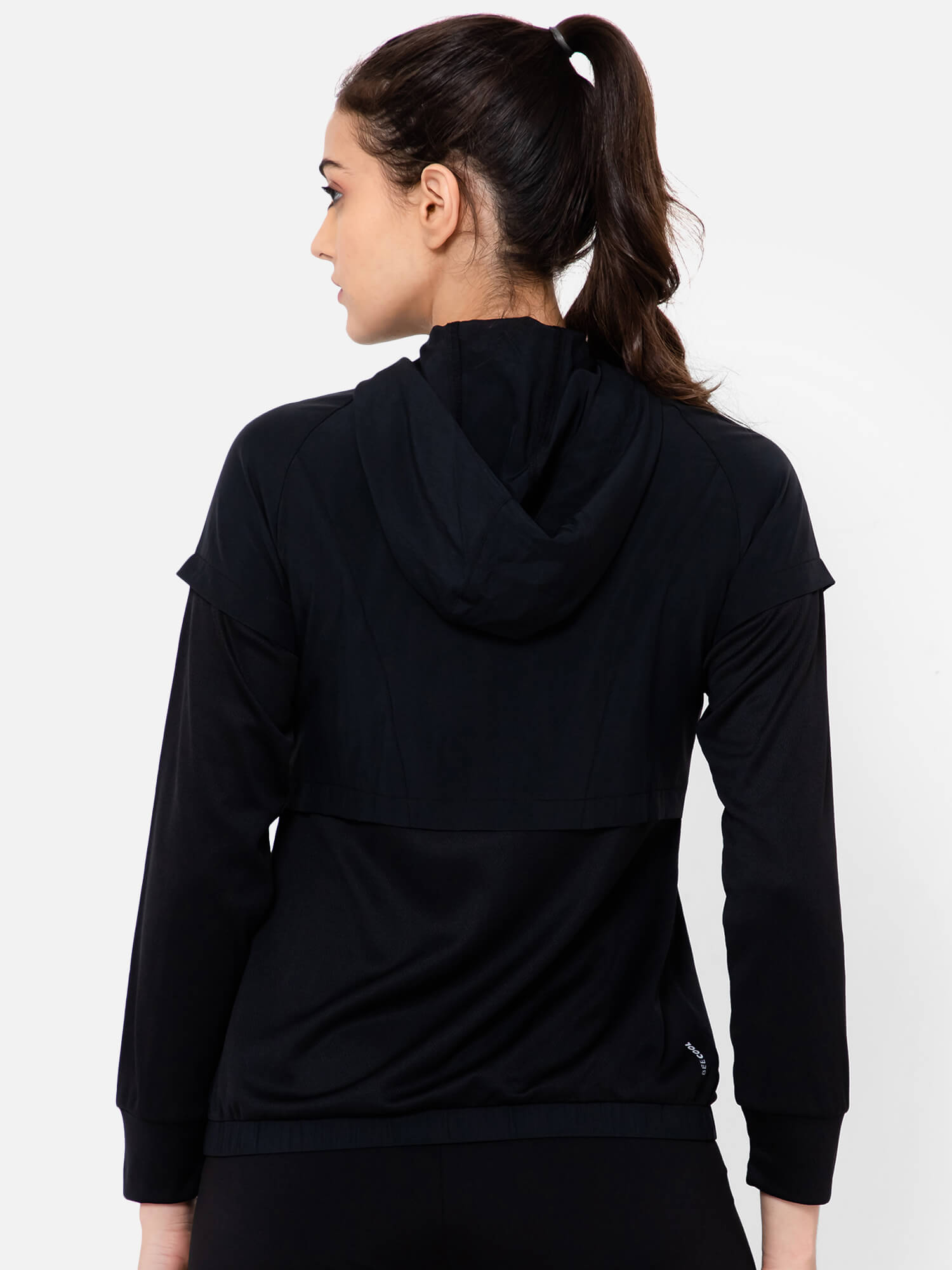 Asnee Polyester Jacket - Black