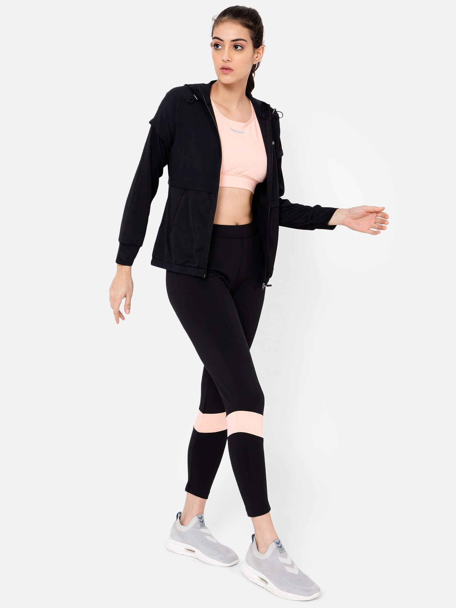 Asnee Polyester Jacket - Black