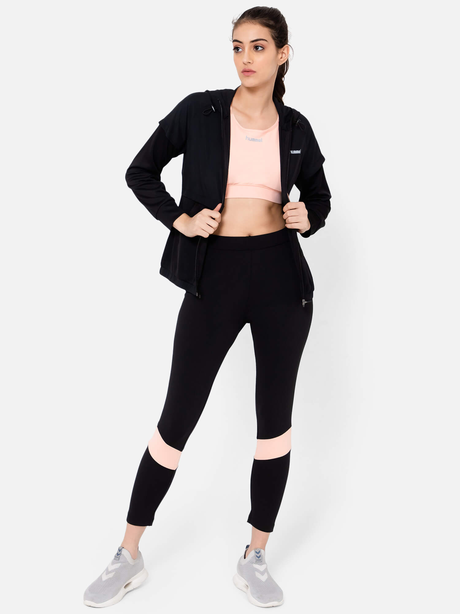 Asnee Polyester Jacket - Black