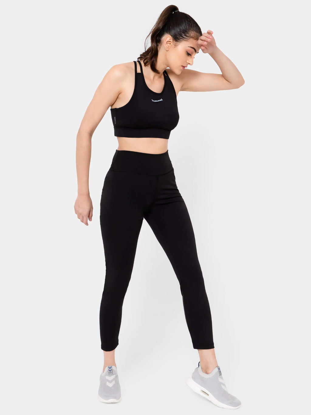 Nigel Poly Spandex Bra - Black