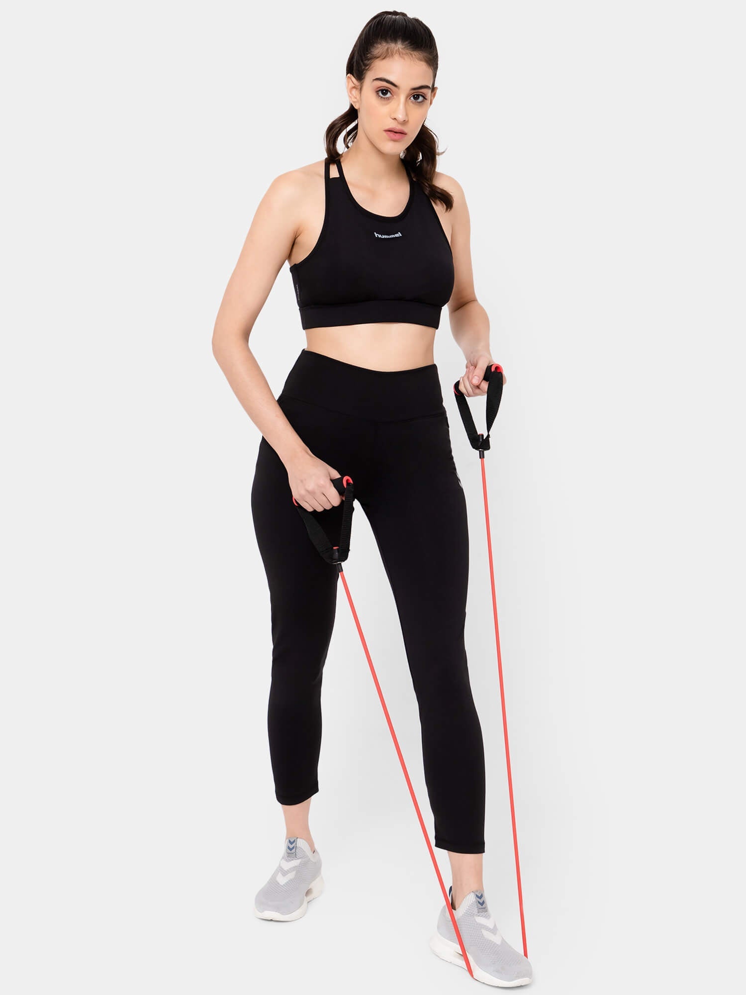 Nigel Poly Spandex Bra - Black