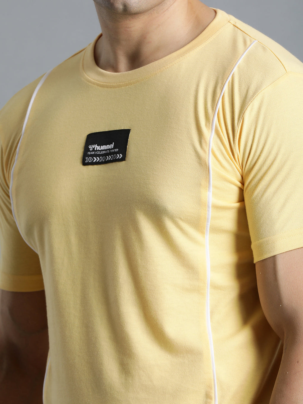Ivan Cotton Poly T-Shirt - Yellow