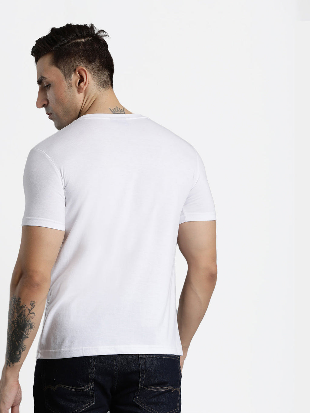 Ivan Cotton Poly T-Shirt - White
