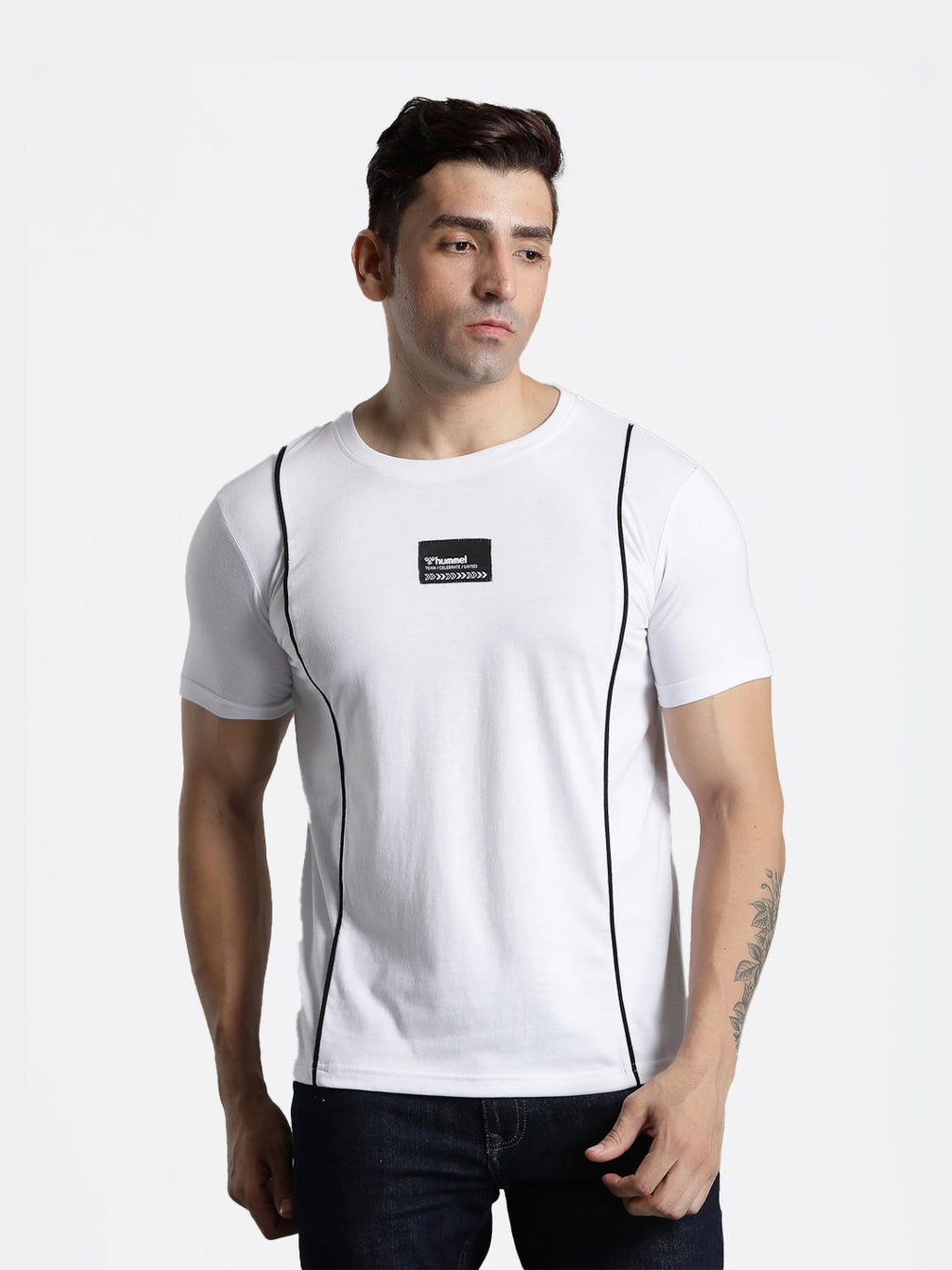 Ivan Cotton Poly T-Shirt - White