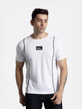 Ivan Cotton Poly T-Shirt - White