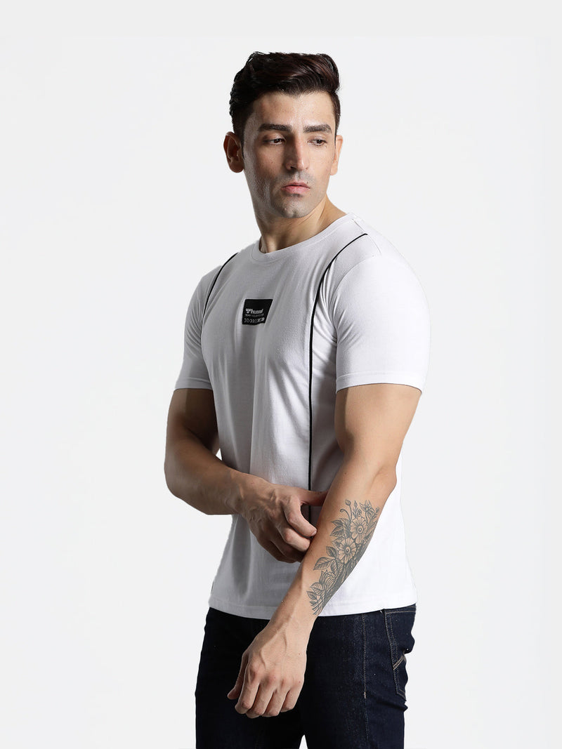 Ivan Cotton Poly T-Shirt - White