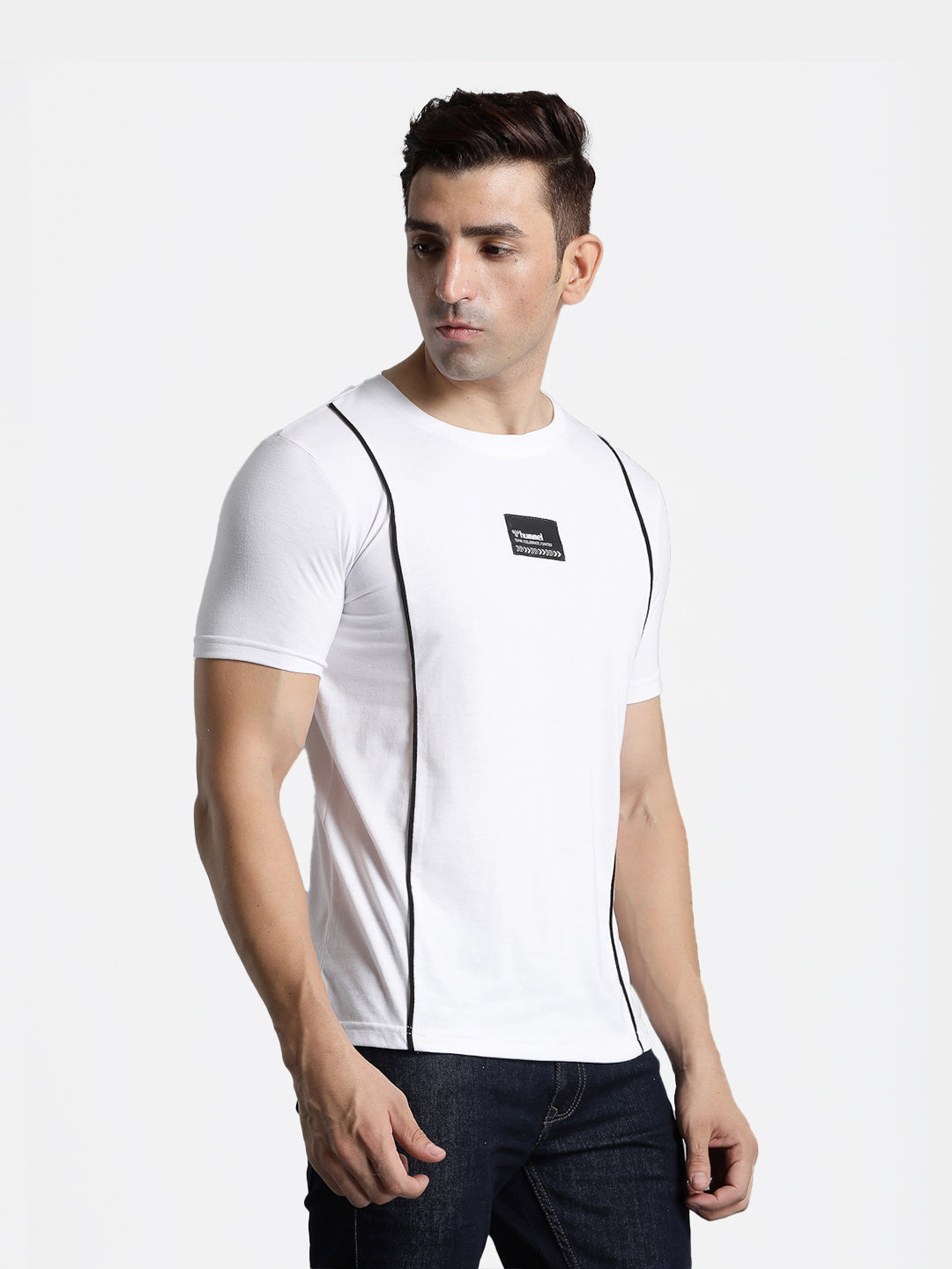 Ivan Cotton Poly T-Shirt - White