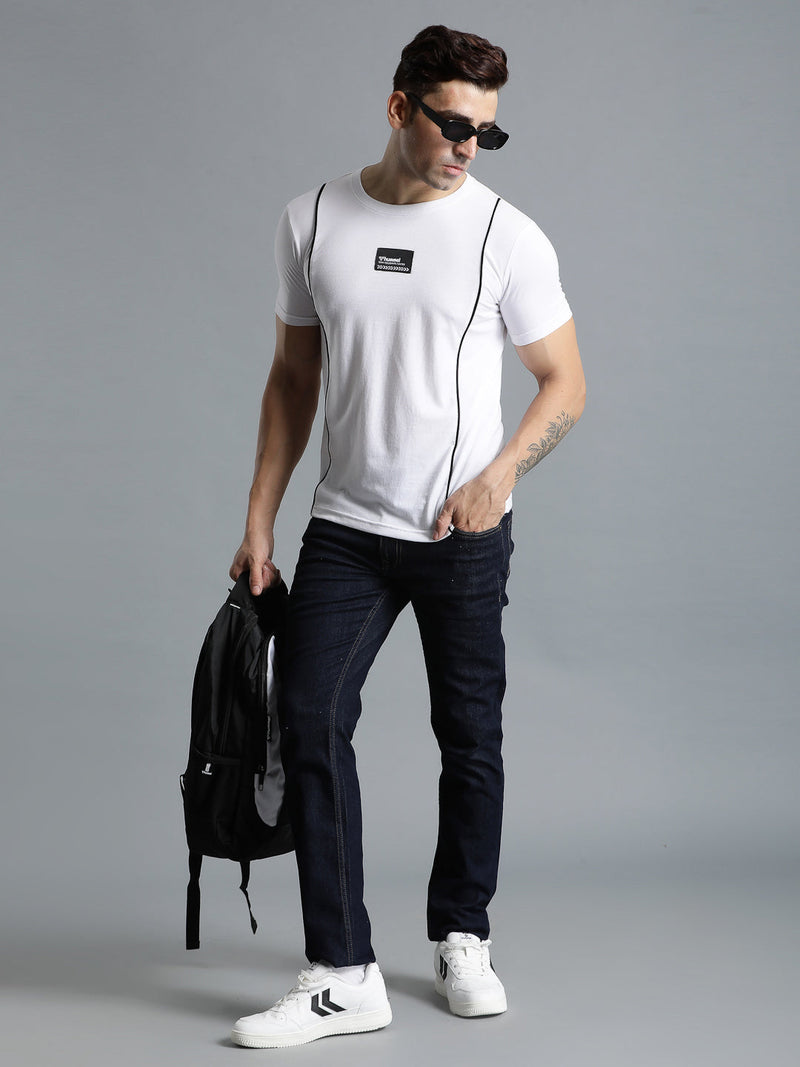 Ivan Cotton Poly T-Shirt - White
