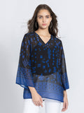 Black Aztec Print Kurti