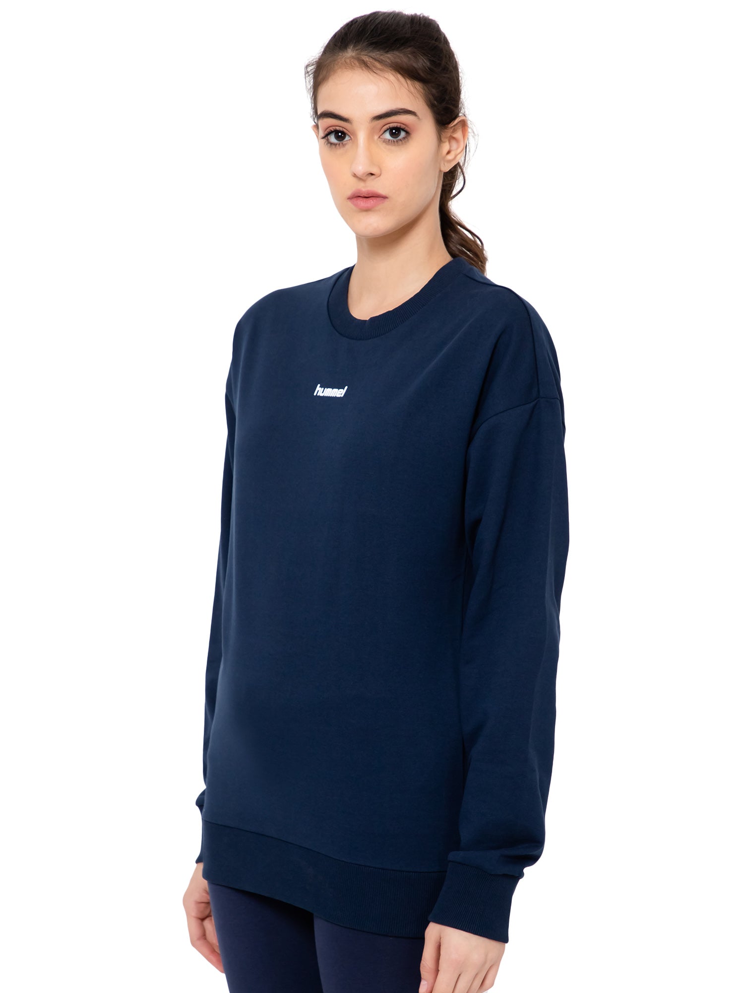 Casoi Cotton Poly Sweatshirt - Navy