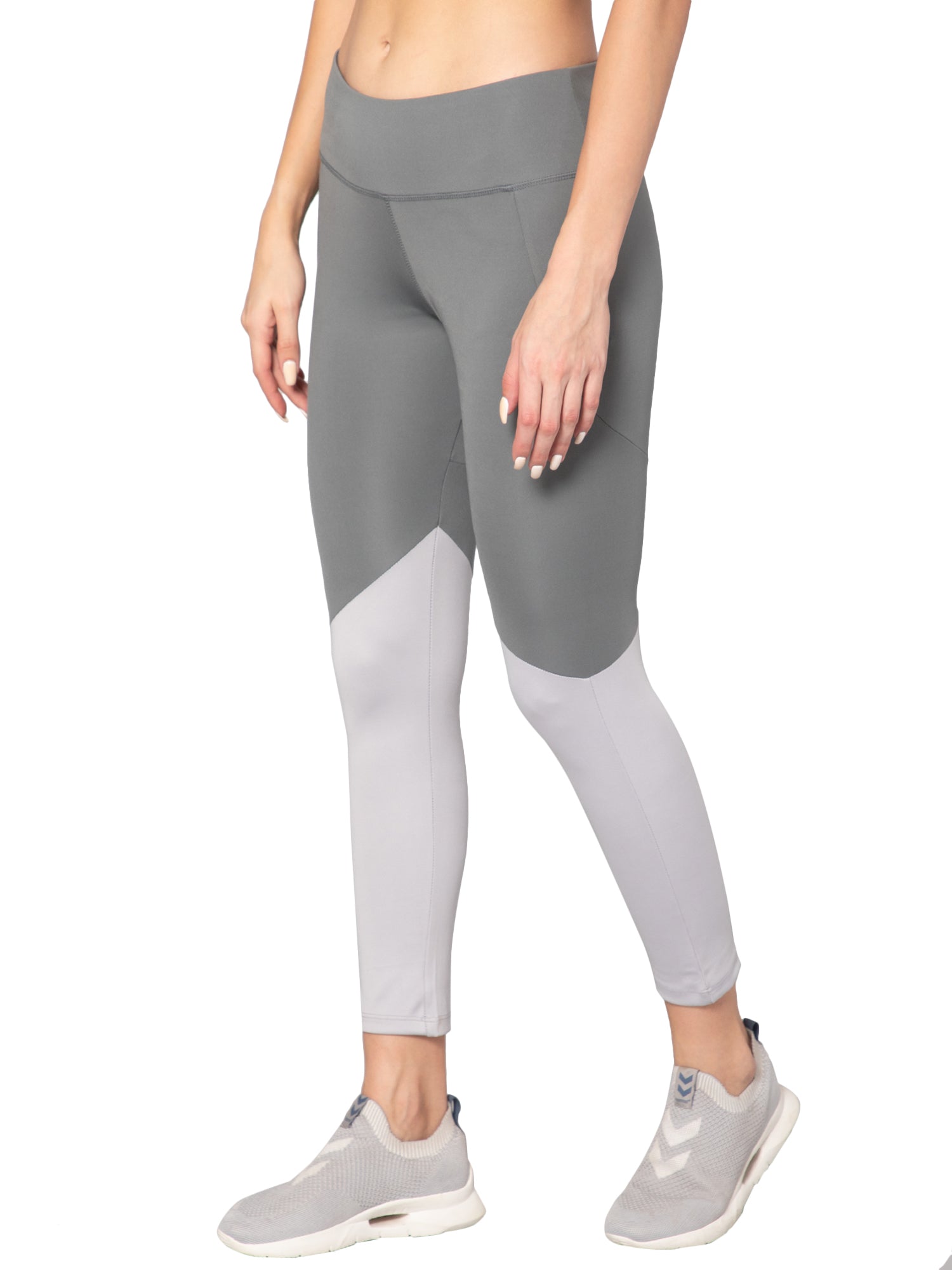 Valerie Slim Fit Polyester Tights - Grey