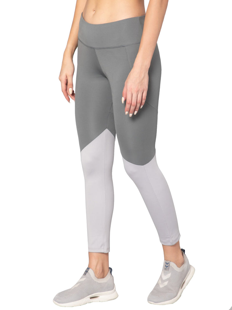 Valerie Slim Fit Polyester Tights - Grey