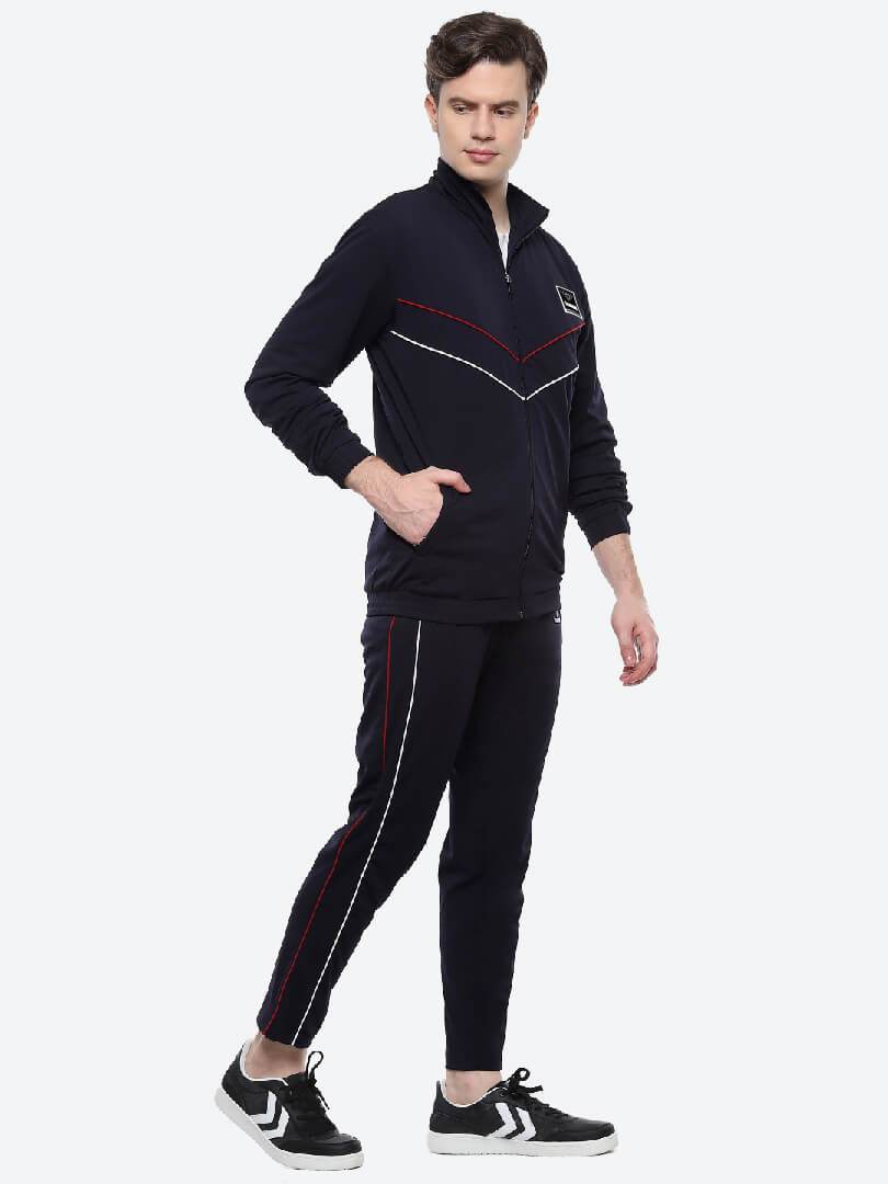 Somb Polyester Spandex Tracksuit - Light Blue