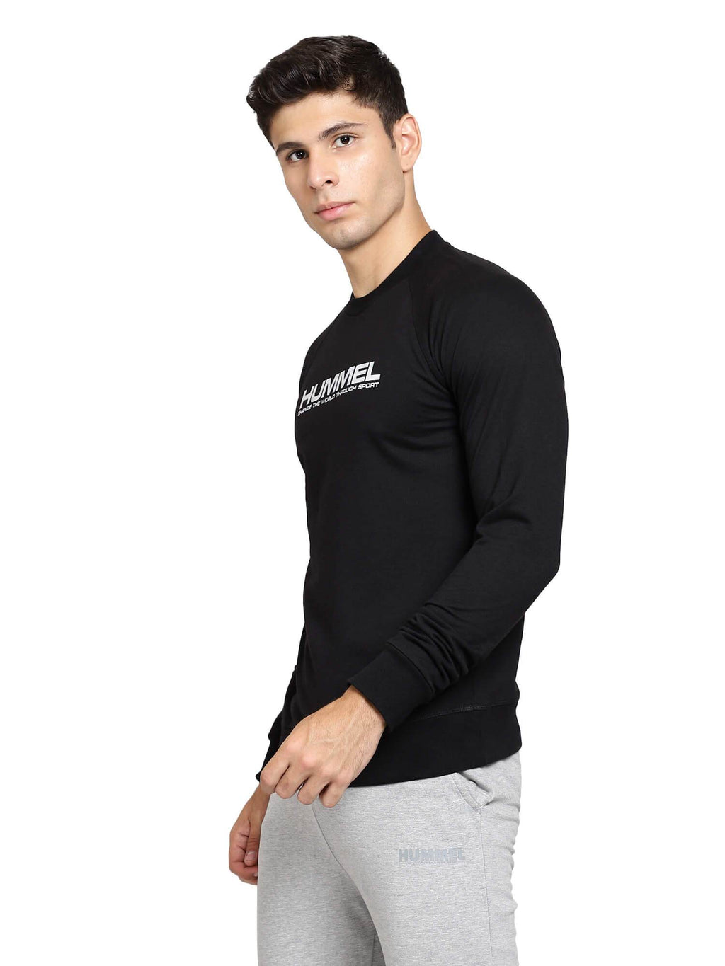 Evion Cotton Poly Sweatshirt - Black