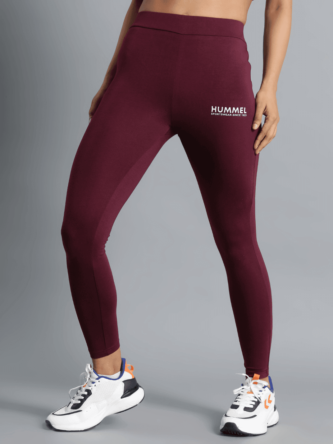 Daily Slim Fit Cotton Elastane Tights - Burgundy