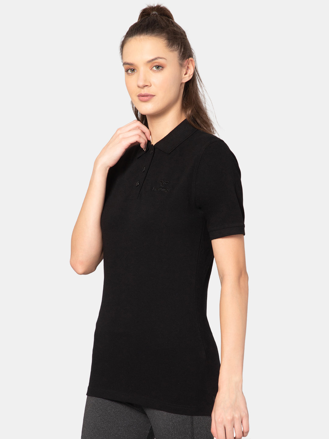 Neff Poly Cotton Polo T-Shirt - Black