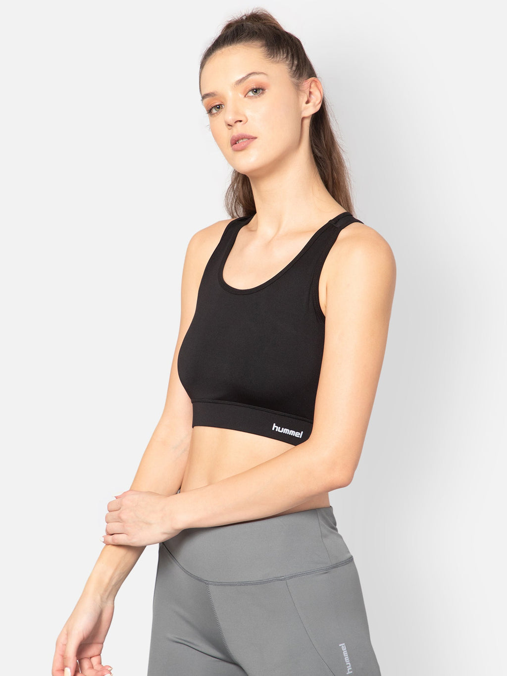 Sia Polyester Bra - Black