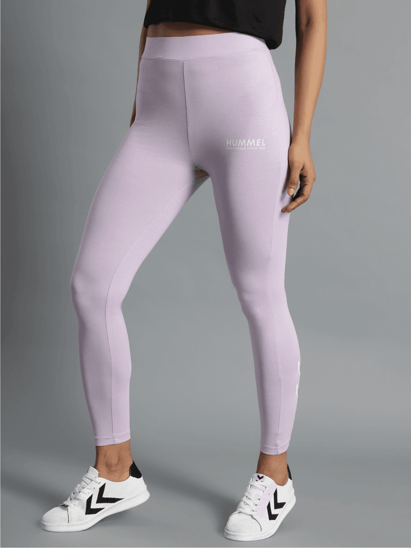 Daily Slim Fit Cotton Elastane Tights - Lavender