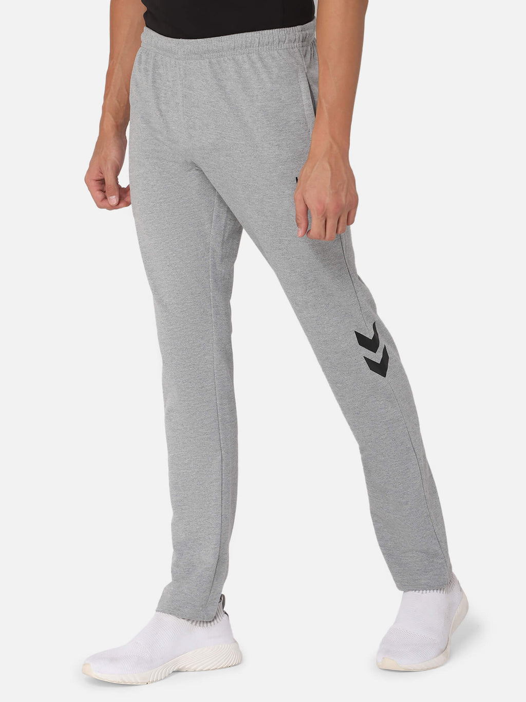 Ray Cotton Poly Tapered Pant - Grey Melange