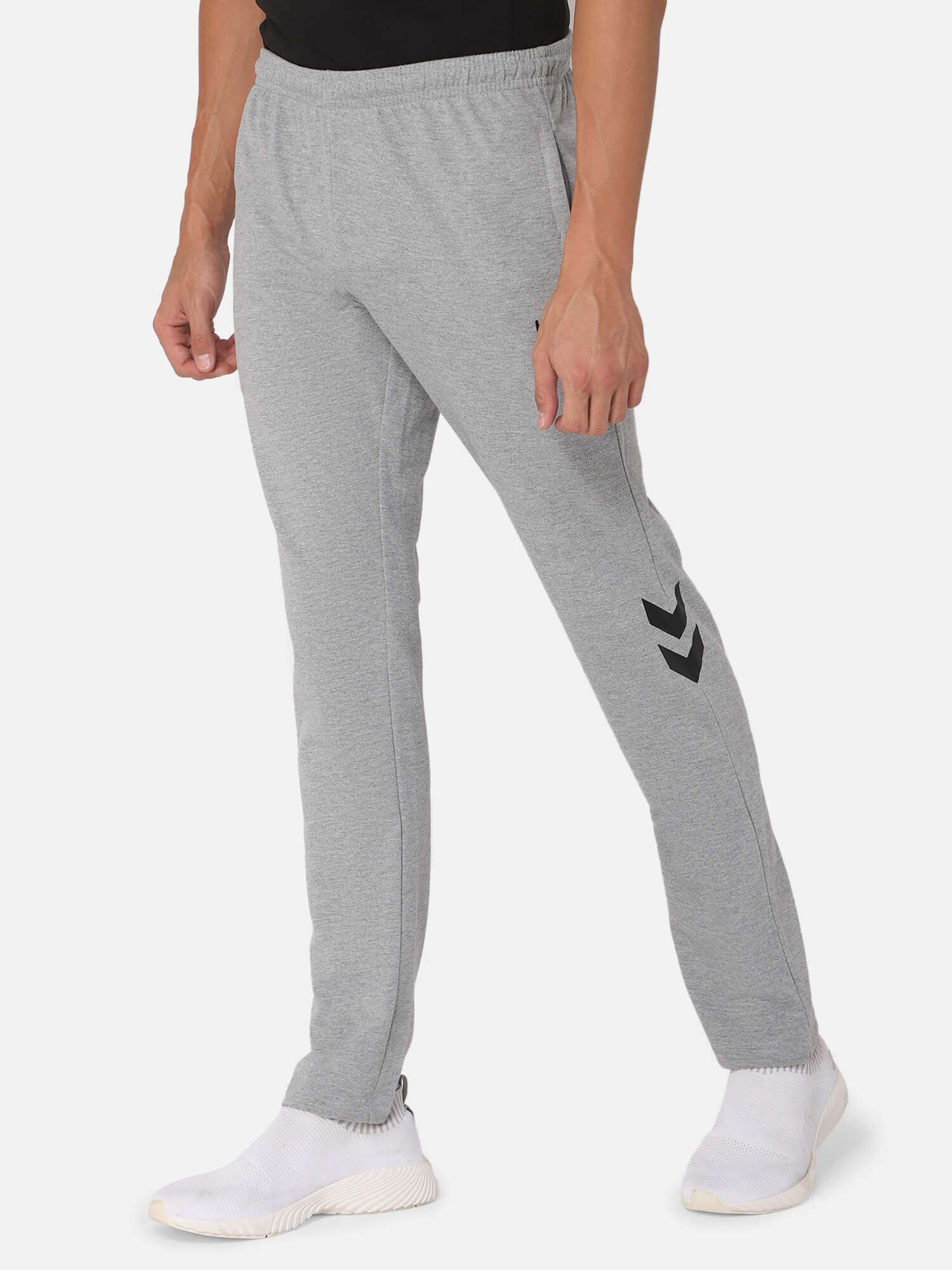 Ray Cotton Poly Tapered Pant - Grey Melange