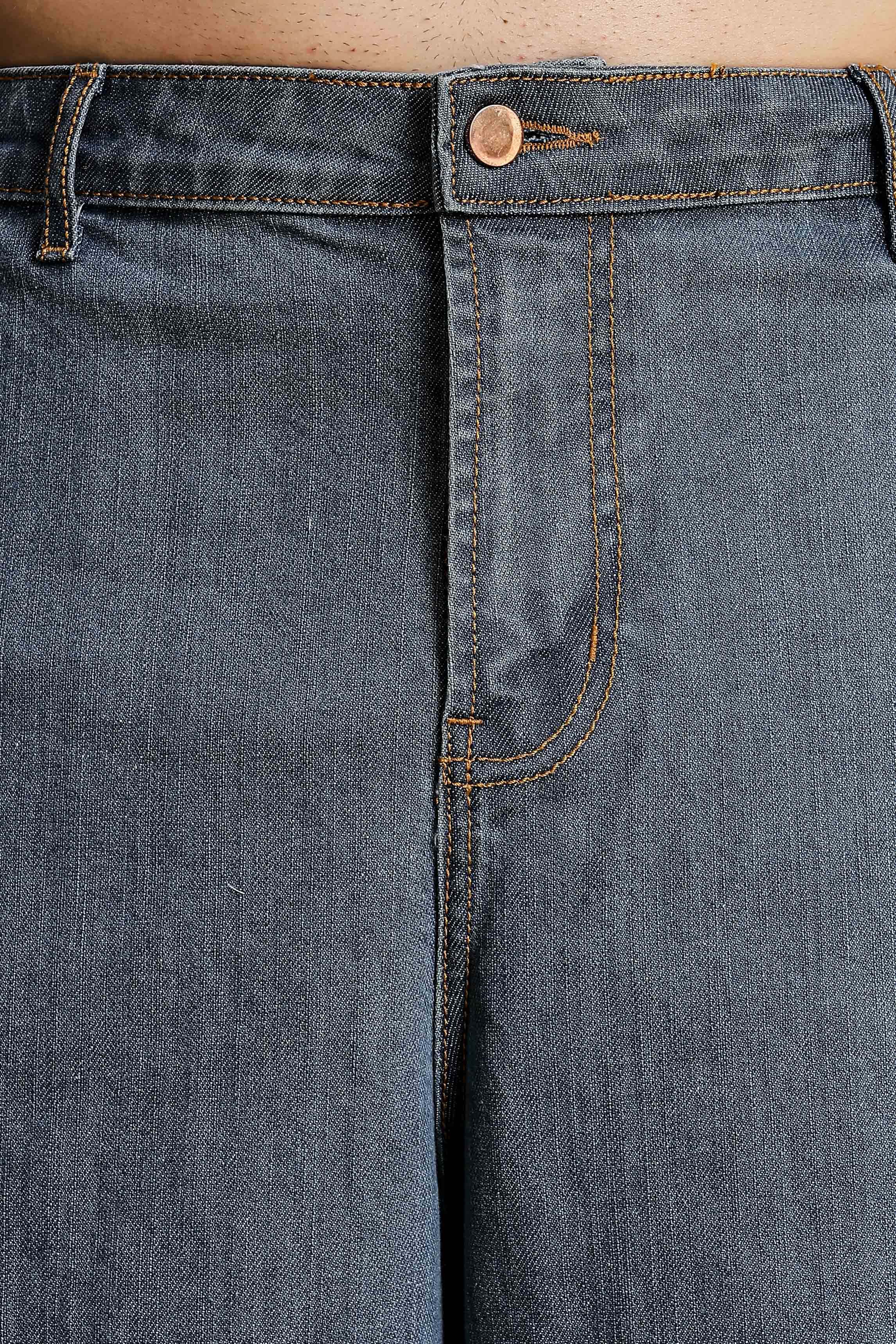 Unisex Indigo Blue Baggy Oversized Fit Denim Baggy Cargo