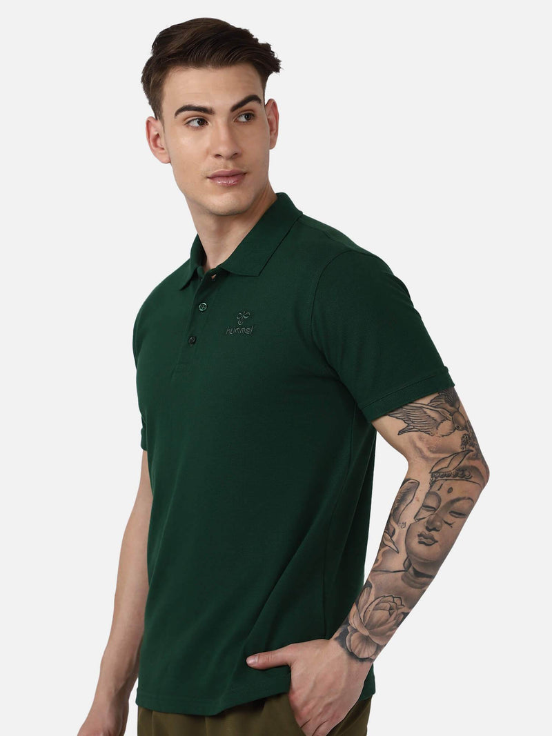 Dany Poly Cotton Polo T-Shirt - Evergreen