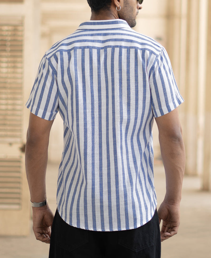 Royal Nautical Stripe Shirt