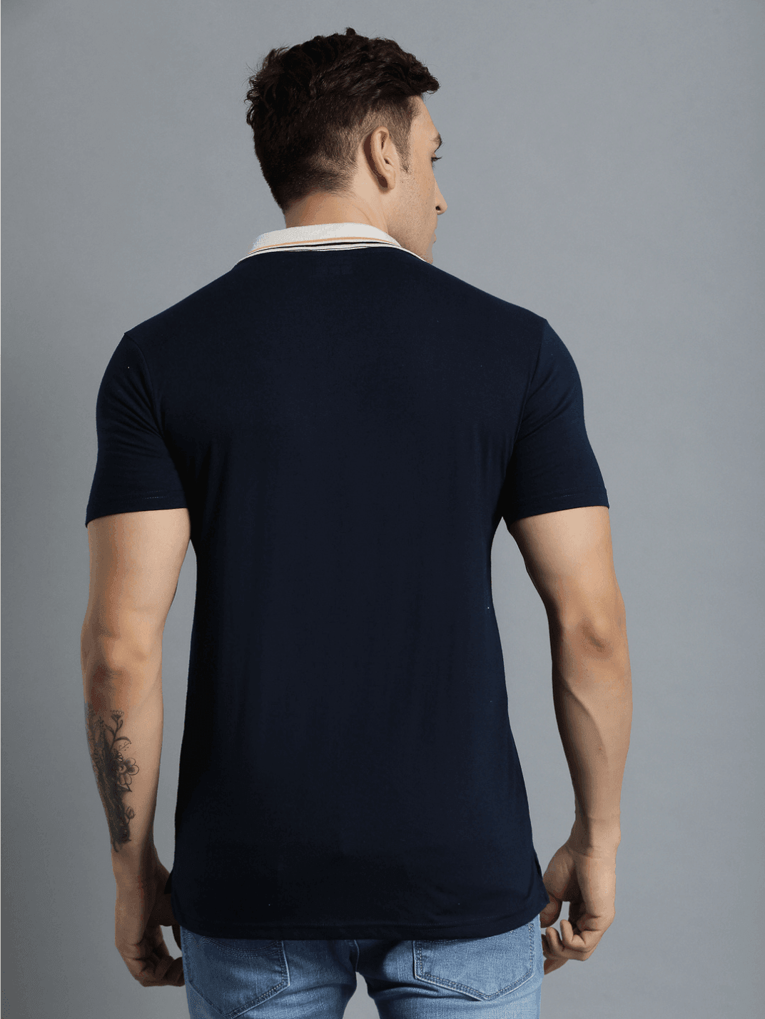 Marco Cotton Poly Polo T-Shirt - Blue Nights