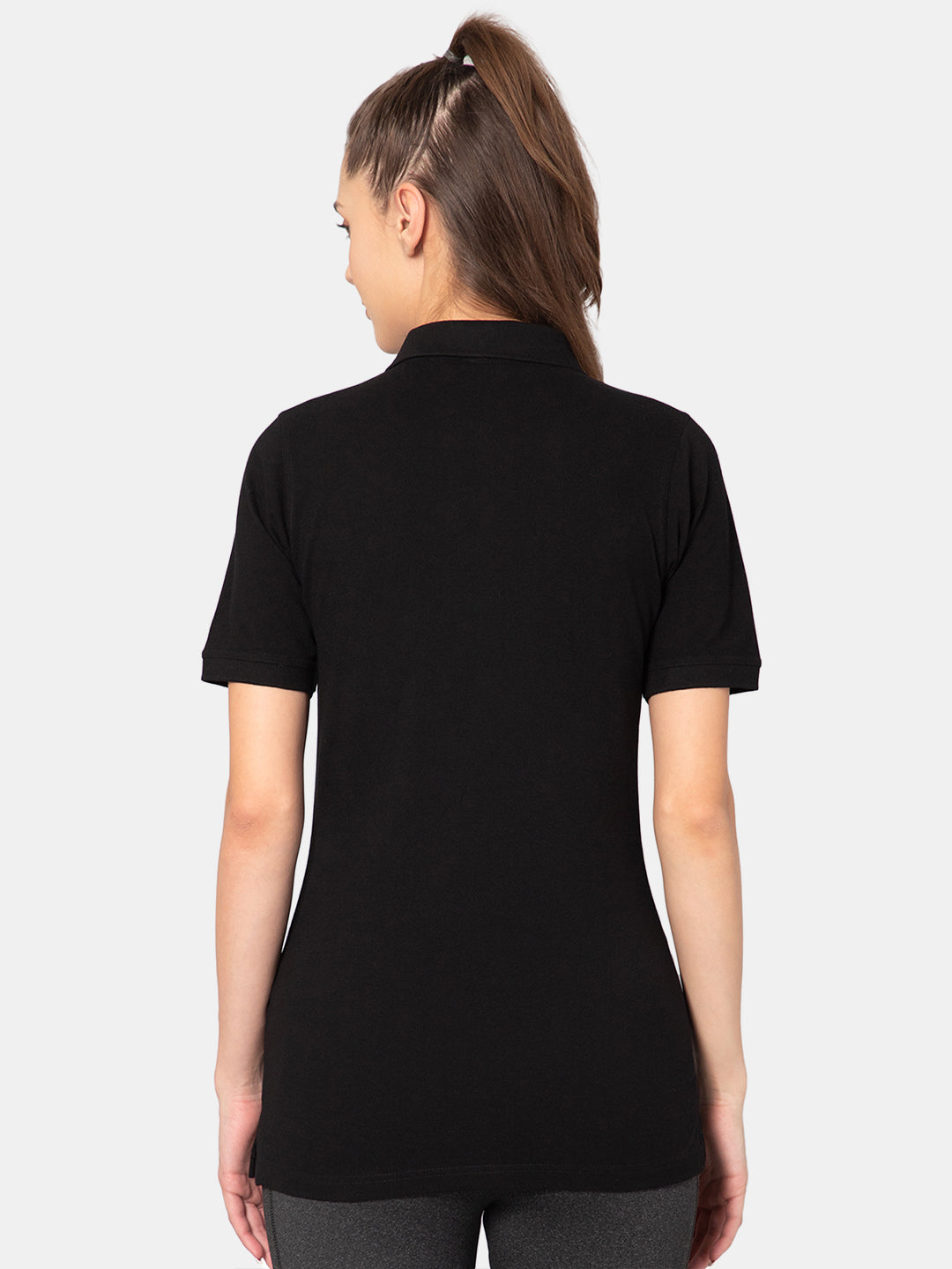 Neff Poly Cotton Polo T-Shirt - Black