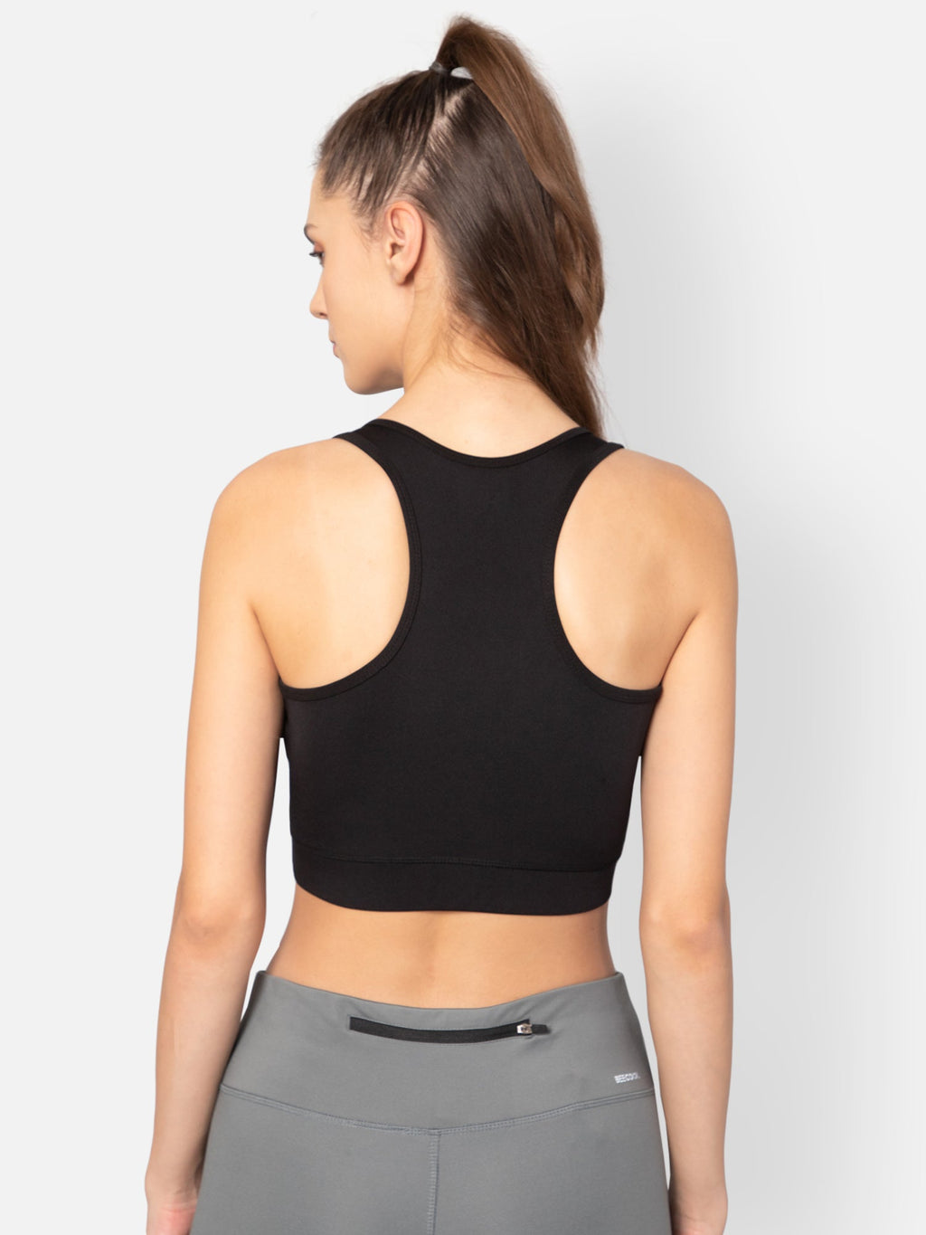 Sia Polyester Bra - Black