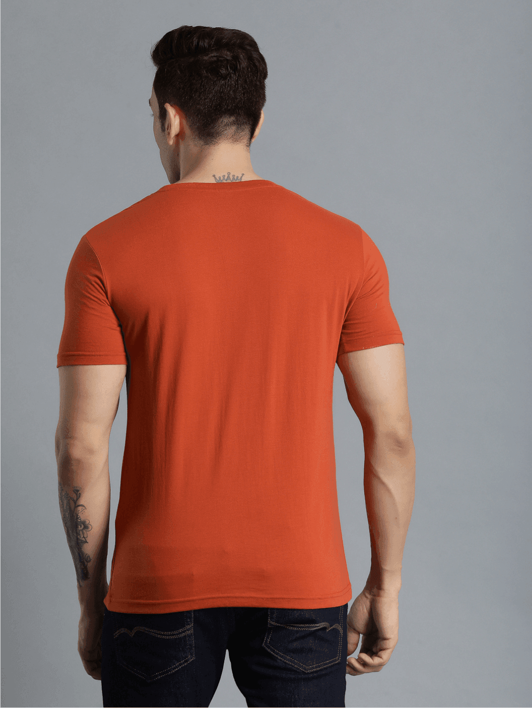 Cavo Cotton Poly T-Shirt - Rust