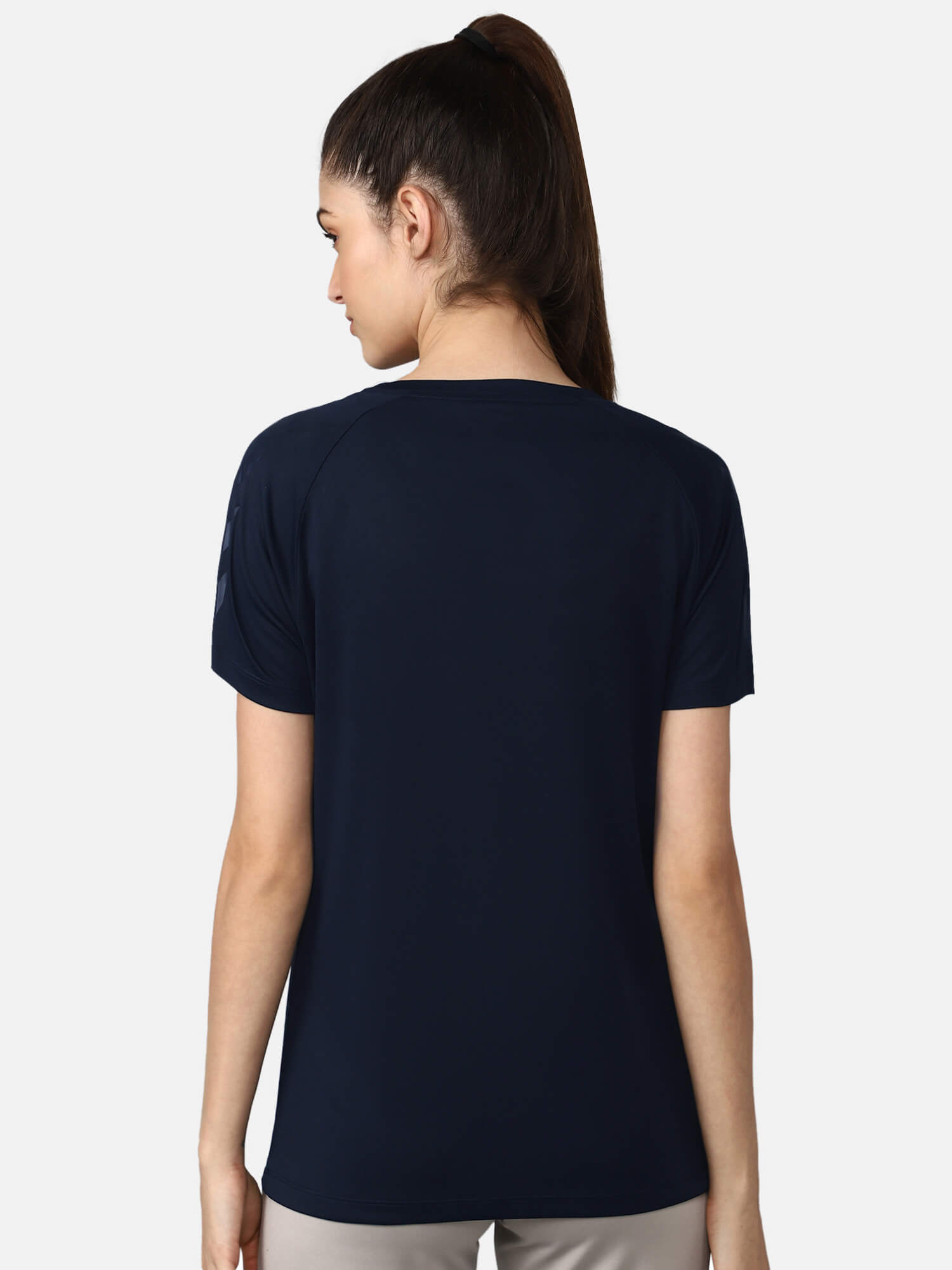 Azure Polyester T-Shirt - True Blue