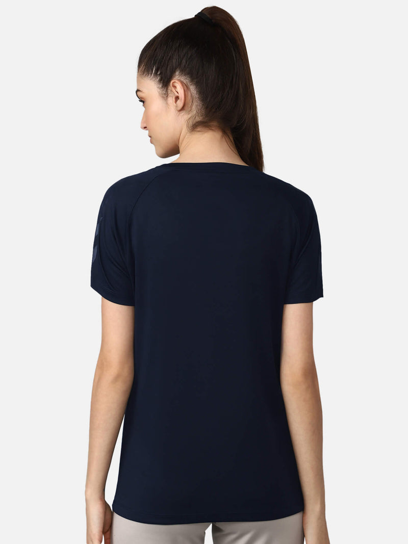 Azure Polyester T-Shirt - True Blue