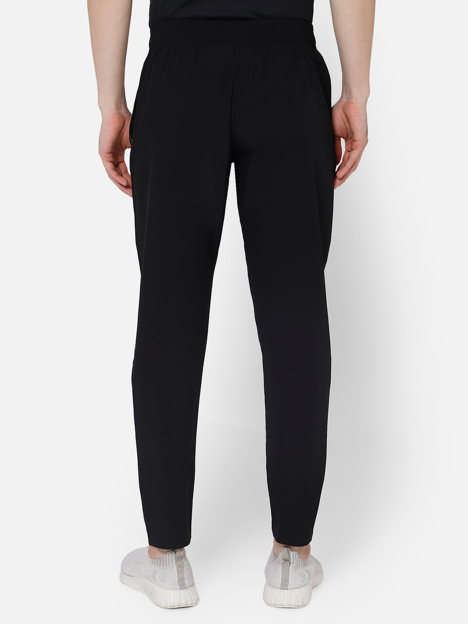 Nico Polyester Track Pant - Black