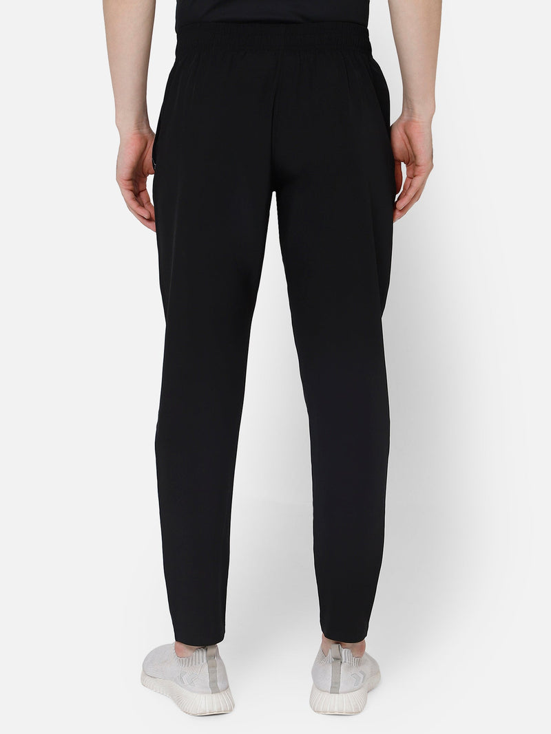 Nico Polyester Track Pant - Black