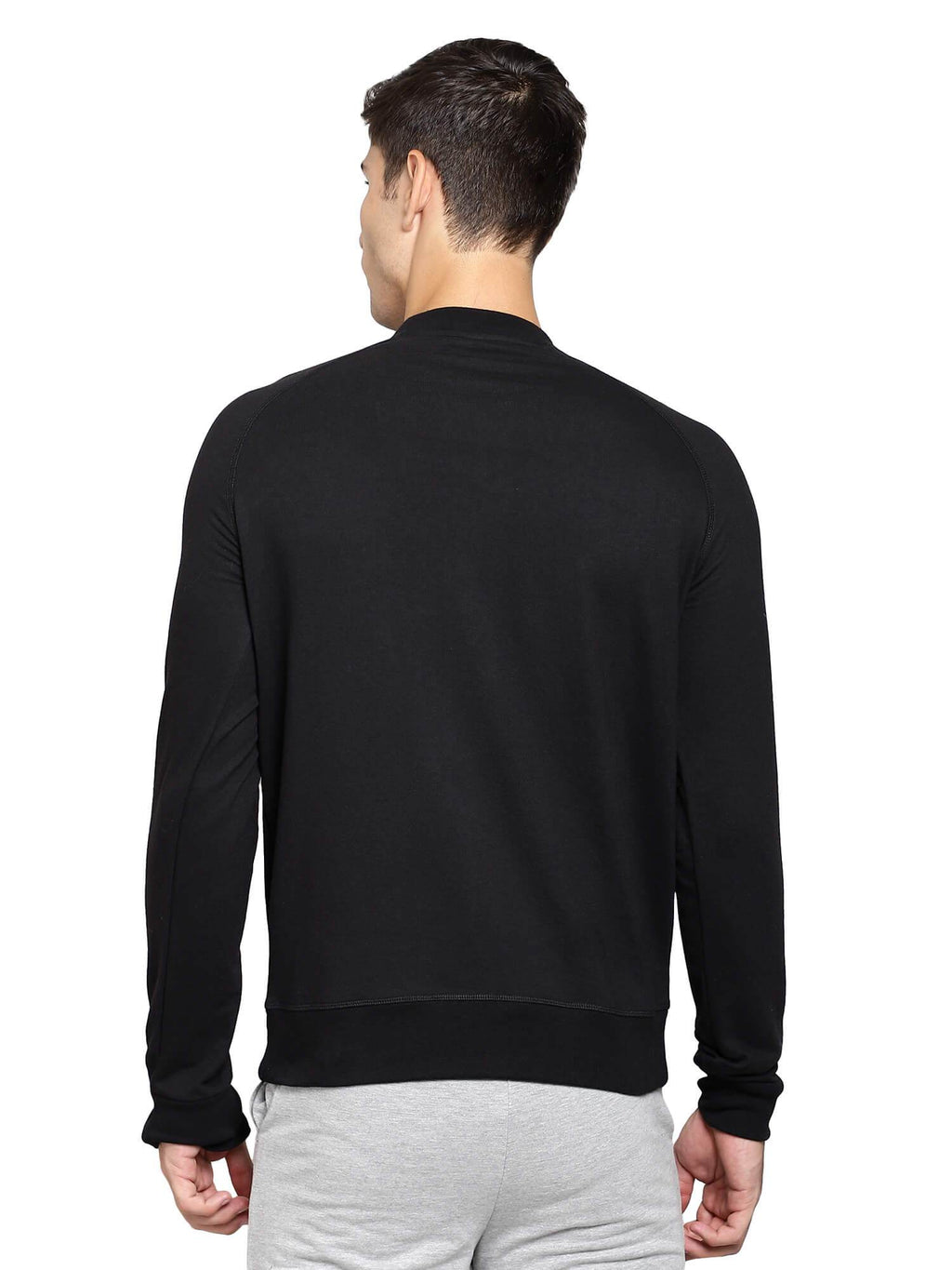 Evion Cotton Poly Sweatshirt - Black
