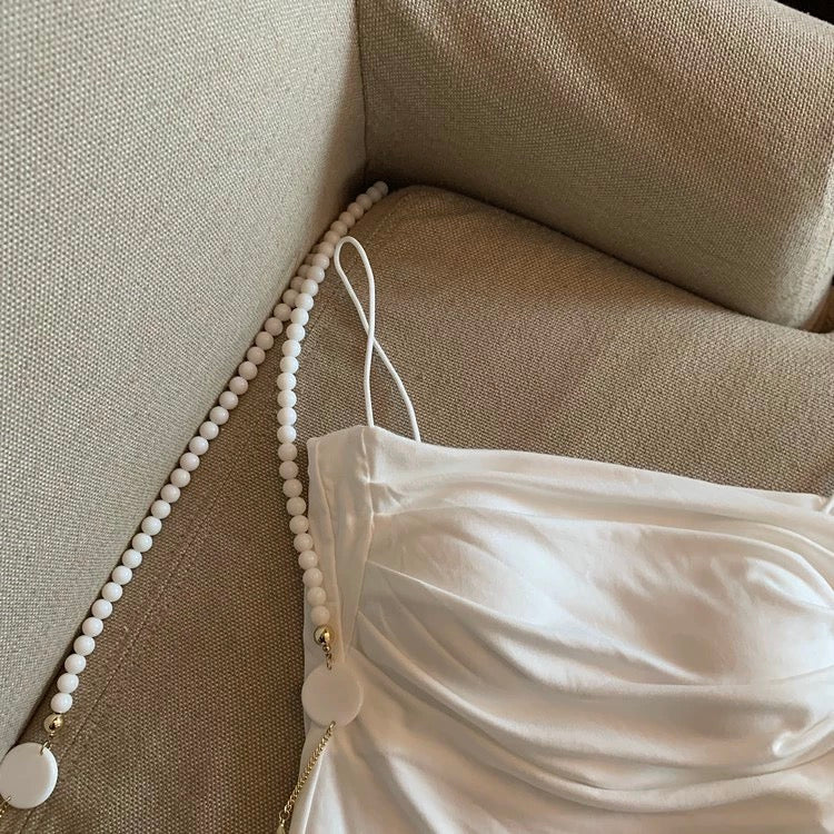 Zouzou Tank Tops with Inbuilt Bra - White