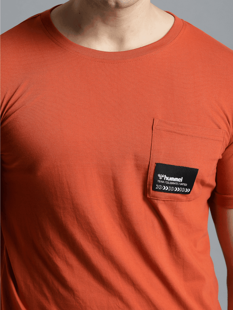 Cavo Cotton Poly T-Shirt - Rust