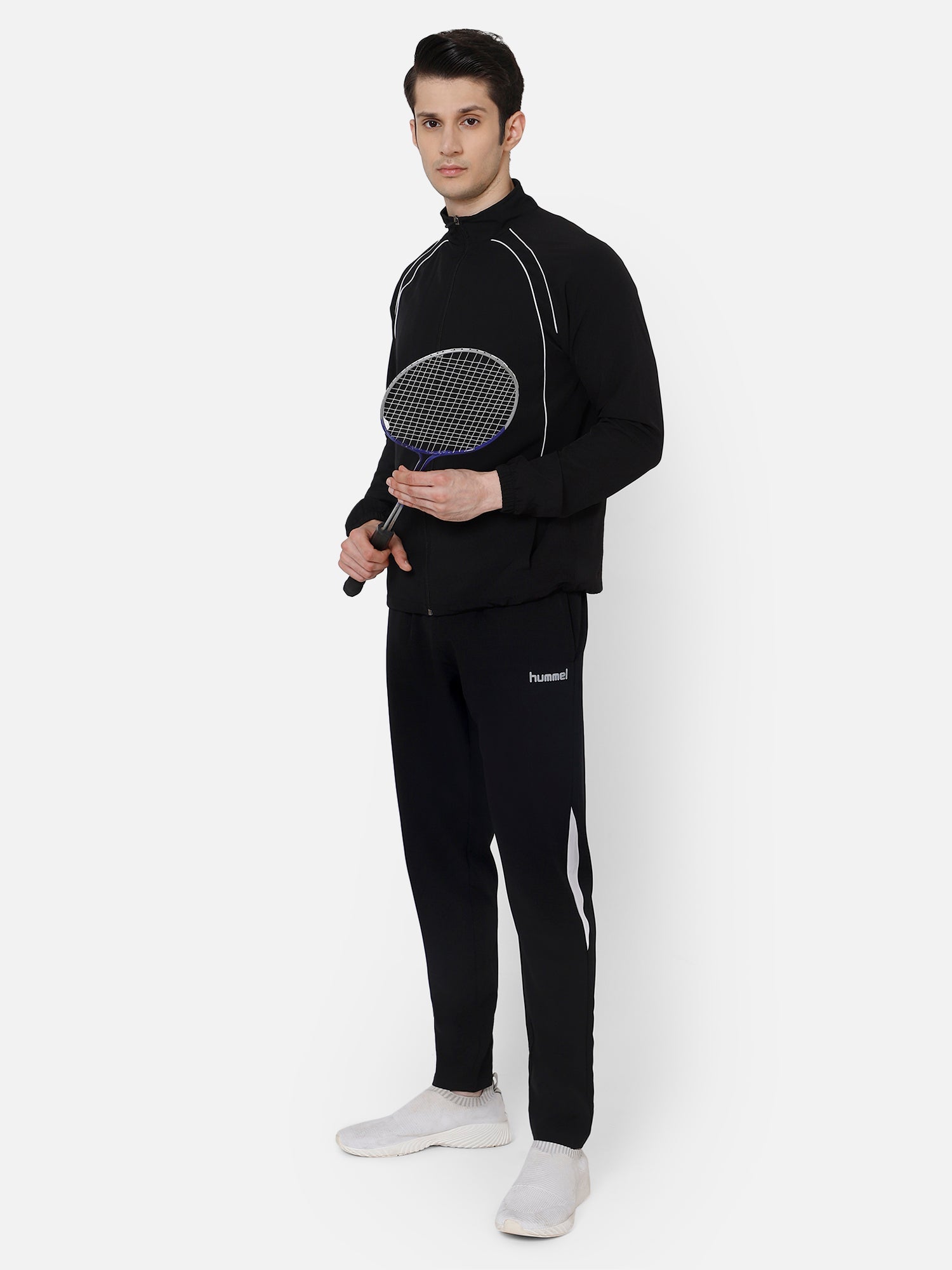 Nico Polyester Track Pant - Black