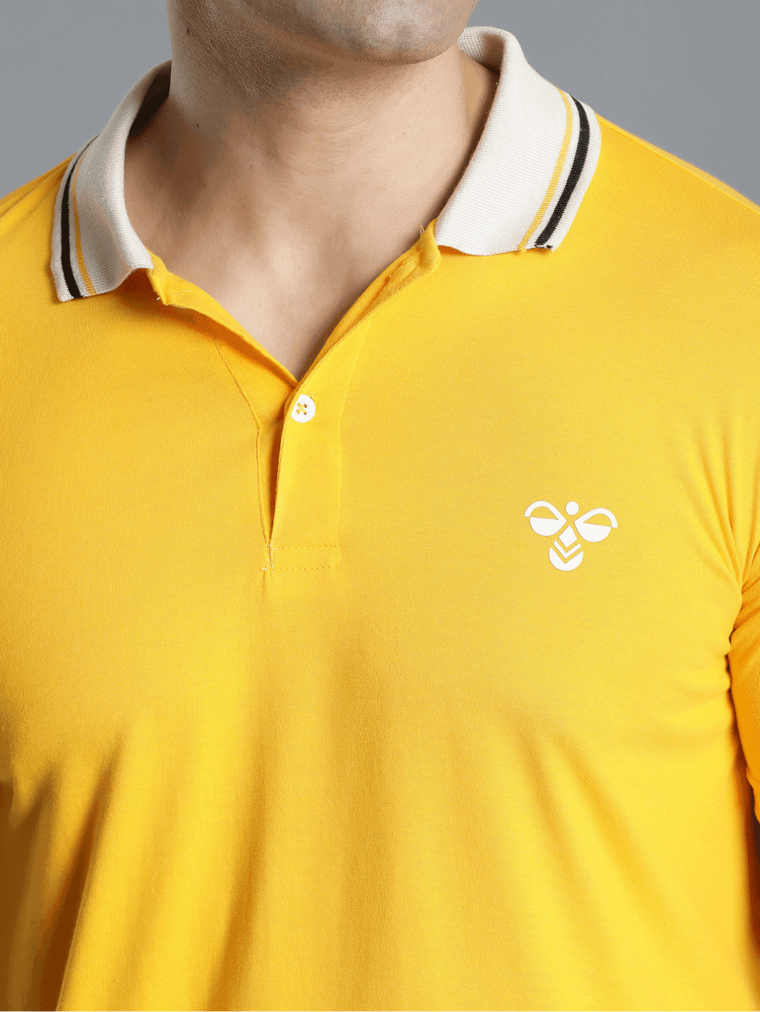 Marco Cotton Poly Polo T-Shirt - Gold