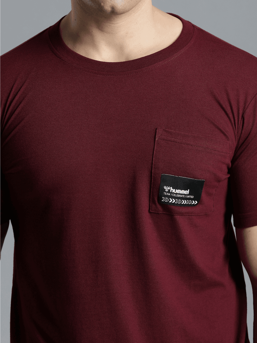 Cavo Cotton Poly T-Shirt - Burgundy