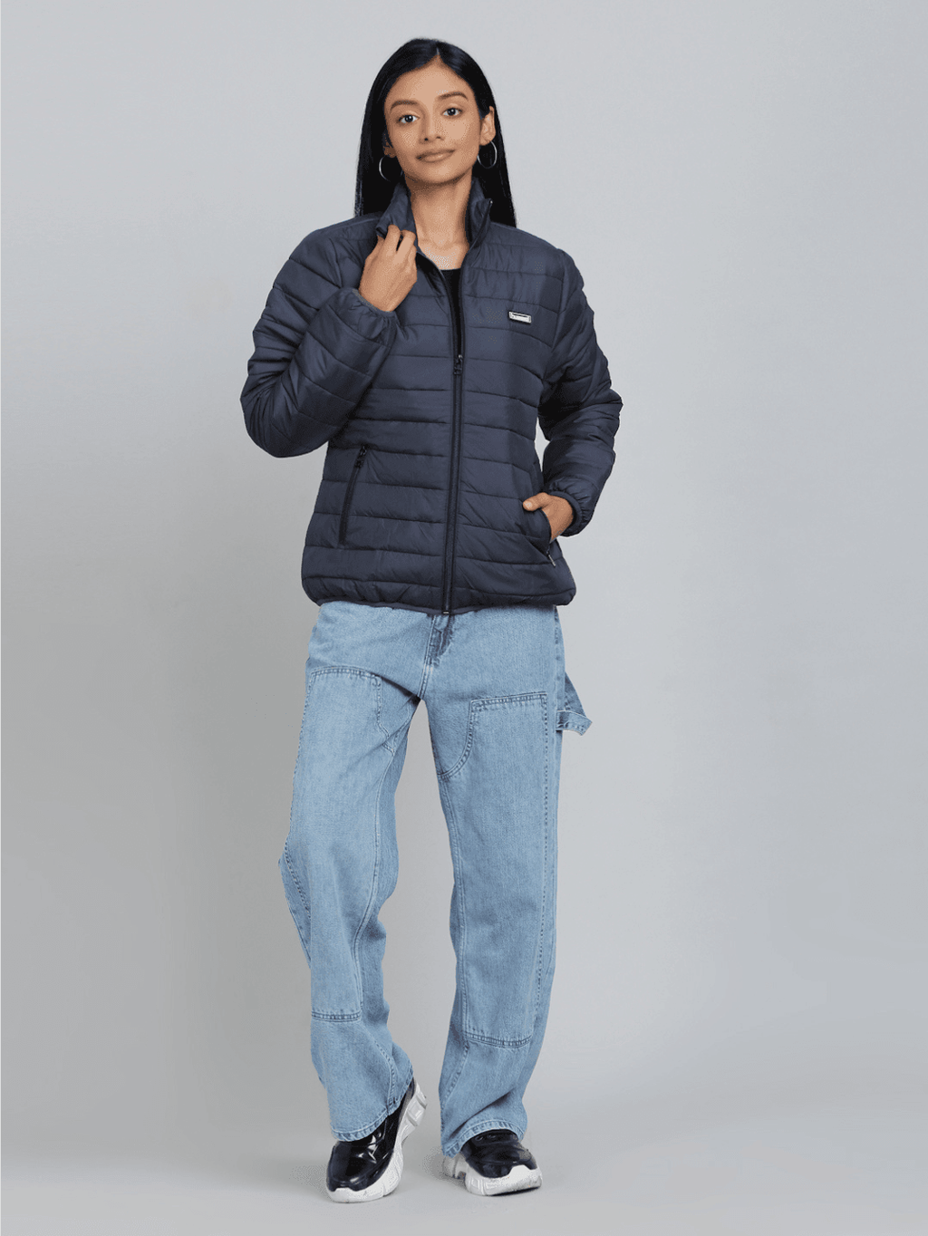 Benne Bomber Jacket - Navy Blue
